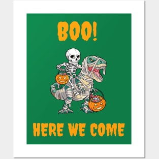 Boo ! Here We Come Posters and Art